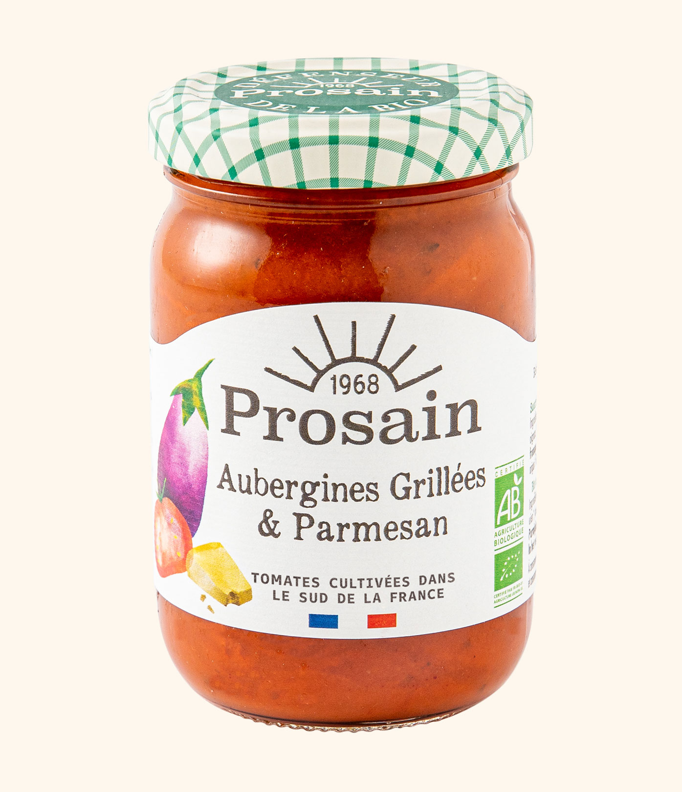 Sauce Tomate Aubergines grillées & Parmesan Bio