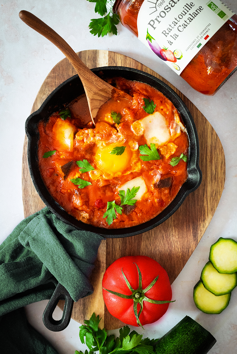 Recette de Chakchouka à la Ratatouille à la Catalane