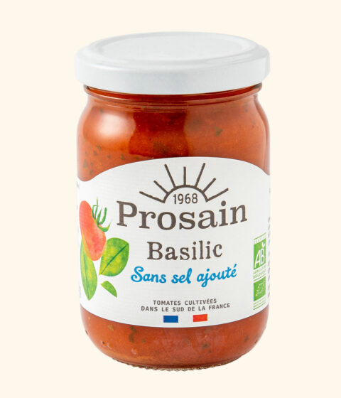 Sauce Tomate Basilic bio - Sans sel ajouté