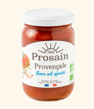 Sauce Tomate Provencale bio - Sans sel ajouté
