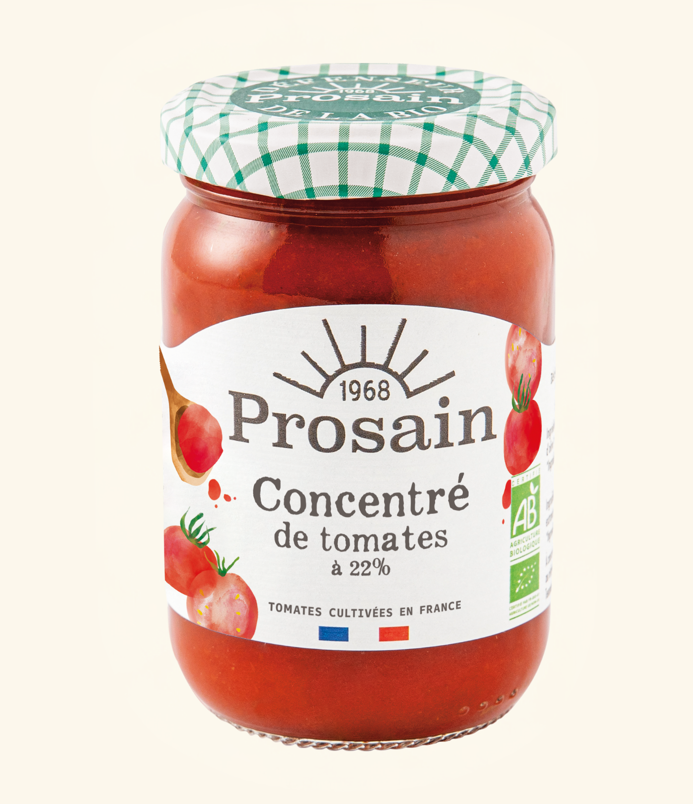 Concentré de tomates à 22% bio